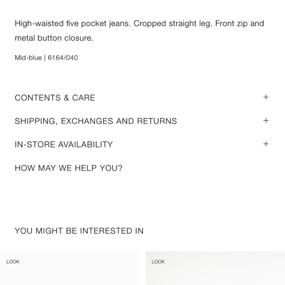 Zara wide leg cropped jeans - Picture 5 of 9